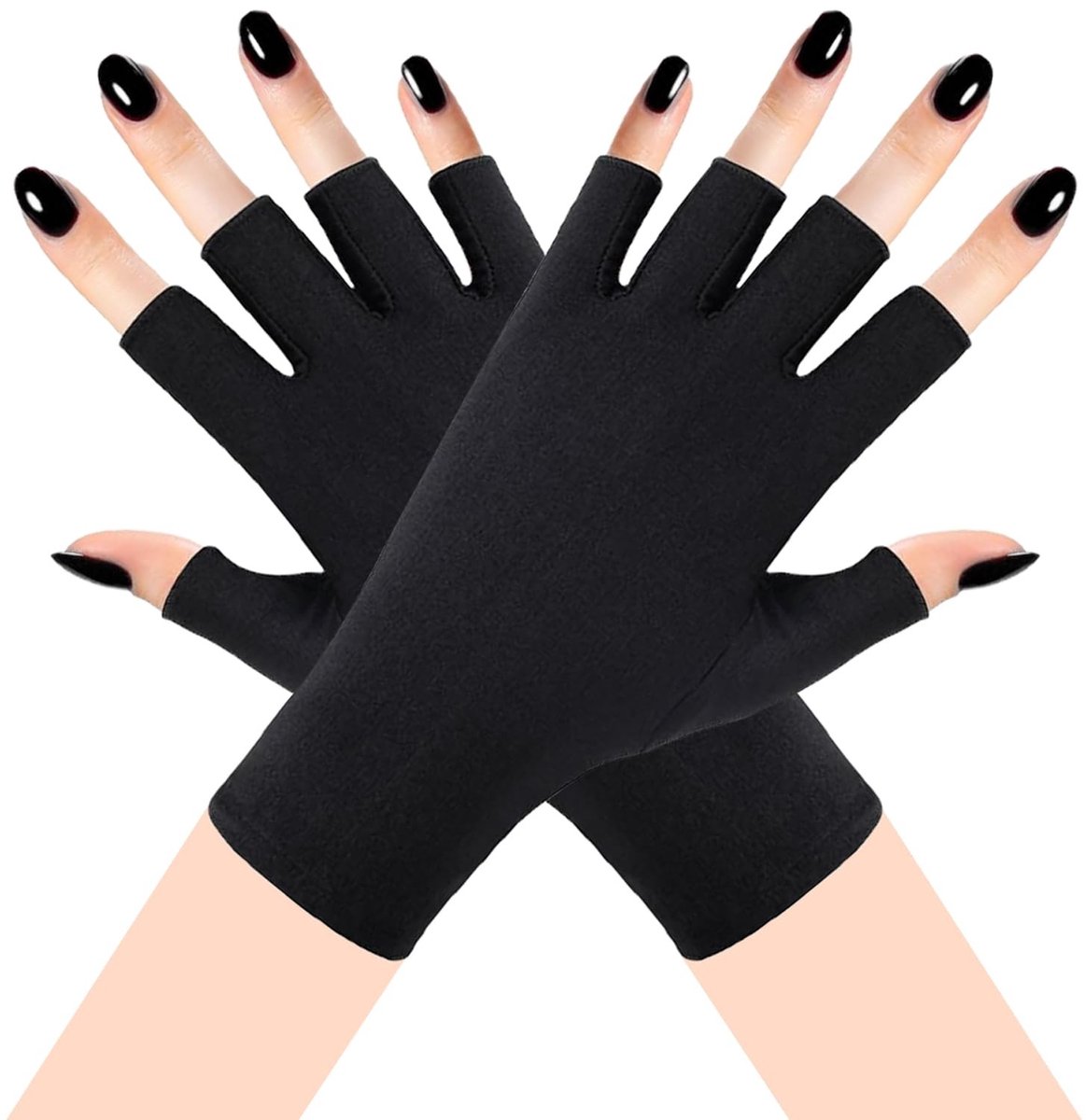 Dailygoods - Professionele Vingerloze UV-Handschoenen voor Manicure