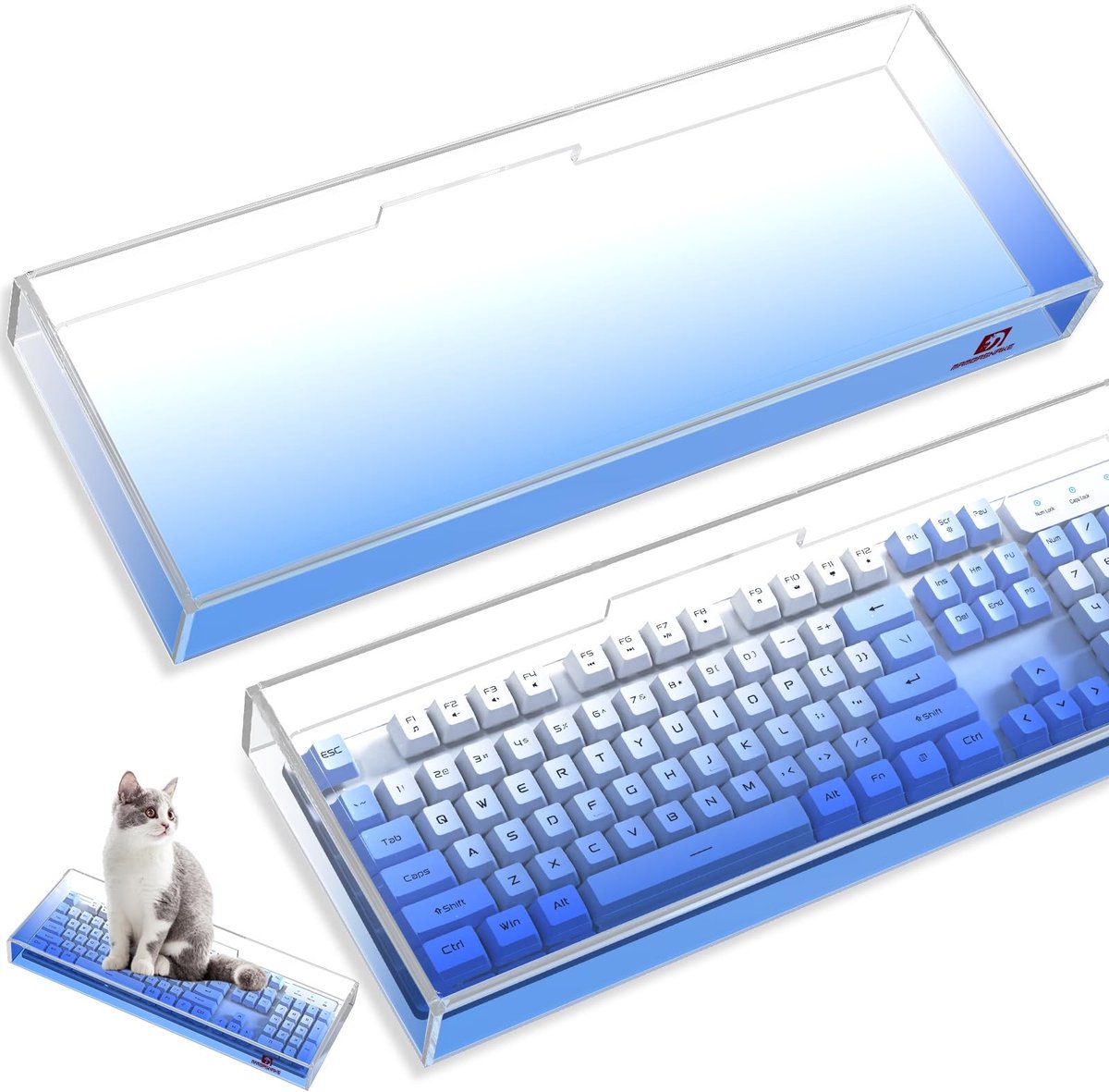 Dailygoods - Premium Acryl Toetsenbord Cover - Waterdicht en Anti-Knock - 98-Key