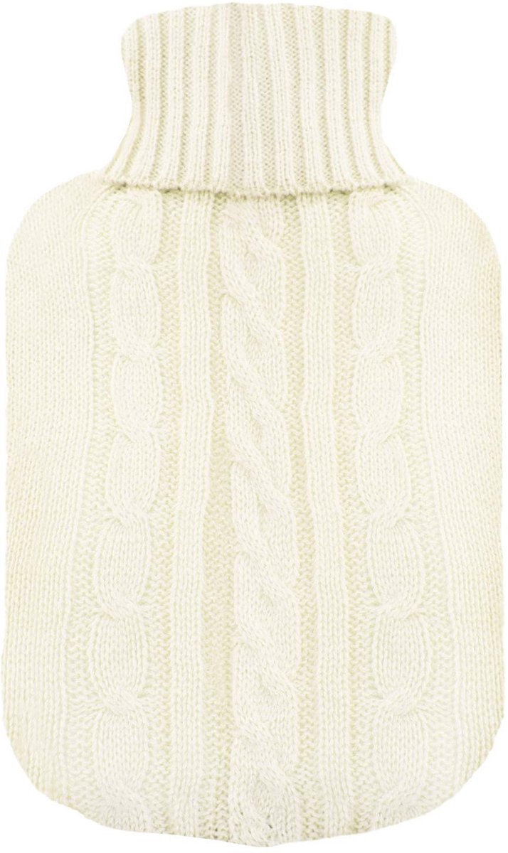 Dailygoods- Hoes voor Warme Kruik - Gebreide Isolator - Huidvriendelijk - Stijlvol - Comfortabel - Perfect voor Koude Winternachten - Warmwaterkruik