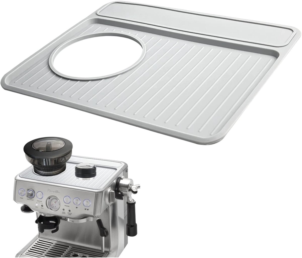 Solidchoice - Koffiezetapparaat mat voor Sage 875/880 - Hittebestendige silicone antislip mat