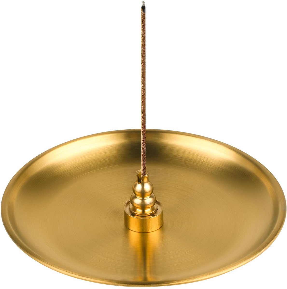 Solidchoice- Wierookbrander 3-in-1 - Wierookhouder - Messing - Asopvangbak - Geschikt voor Wierookstokjes/Kegels/Spoelen - Duurzaam materiaal