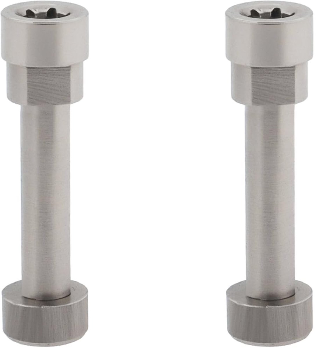 Dailygoods- Scharnier Reparatie Onderdelen - Metalen Scharnierboor - 2 x Schroef - Roestvrij Staal - 15,5 mm Lang - Compatibel met B-ose QC35 - Hoofdtelefoononderdelen