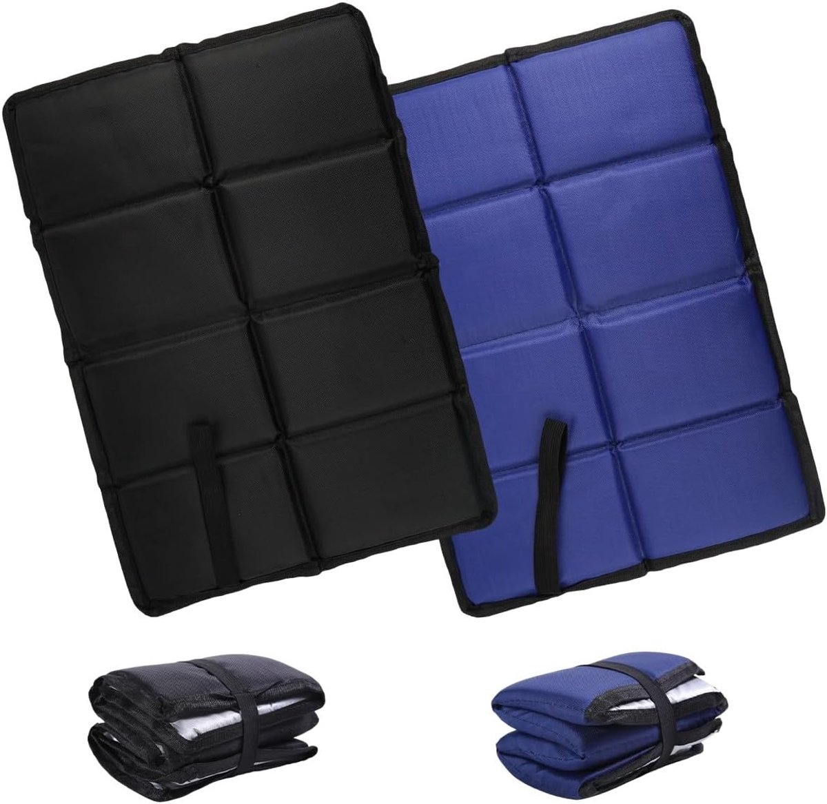Vouwbare Buitenstoelkussens voor Camping, Hiking en Picknicks - Waterdicht en Comfortabel (2 Stuks)