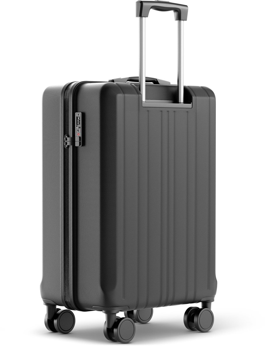 Dailygoods- Reiskoffer 60 liter - Lichtgewicht - Hardschalige Koffer - Robuuste Wielen - TSA-slot - Schokbestendig ABS - Bagage