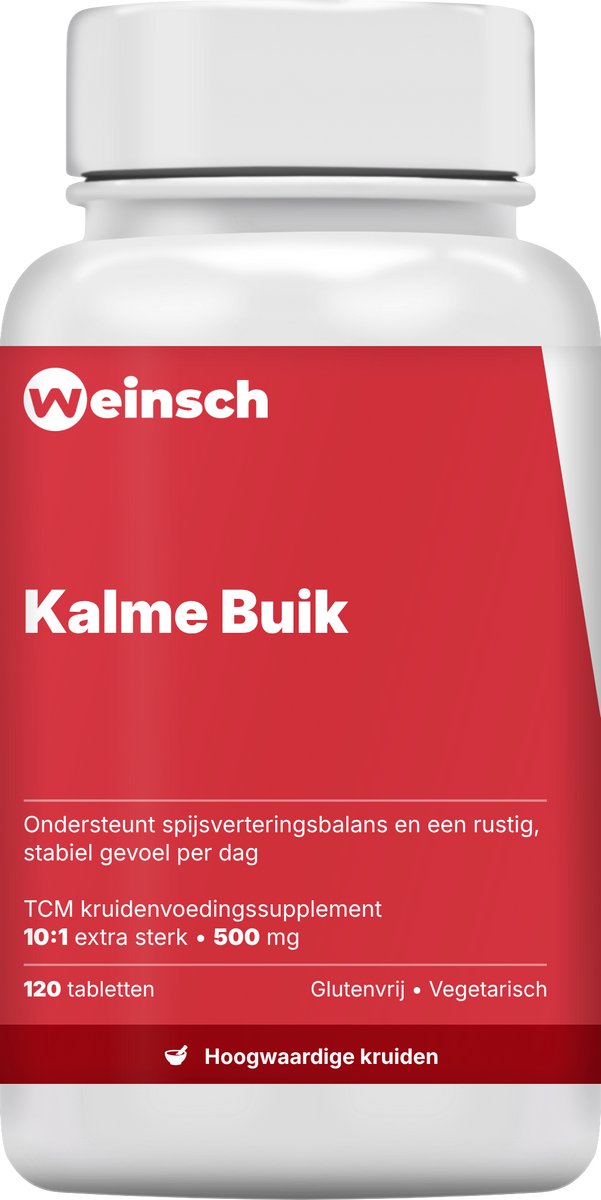Weinsch Kalme Buik (Huo Xiang Zheng Qi Pian) | 10:1 extra sterk | 500mg | 120 tabletten