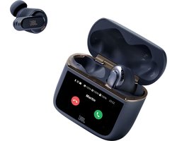 JBL Tour Pro 3 - Draadloze Oortjes met Noise Cancelling - Smart Case met Touchscreen - True Wireless Bluetooth - Hi-Res Audio (LDAC) - 50 uur - Zwart
