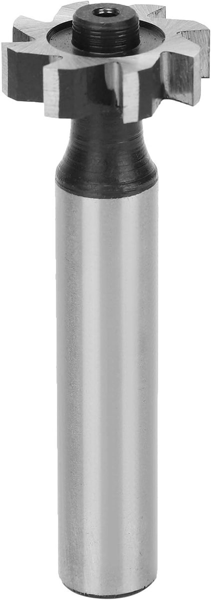 T-Slot Frees, 5x19x10mm T-Slot Boor, HSS Frees voor Houtbewerking en Sleufsnedes, Ideaal voor Precisiewerk en Sleuffrezen