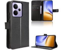 Dailygoods- Beschermhoes Schokbestendig - Telefoonhoesje Realme 14T/14 5G - Portemonnee met Kaartvakken - TPU Binnenhoes - Hoogwaardige Vezels - Telefoonhoes