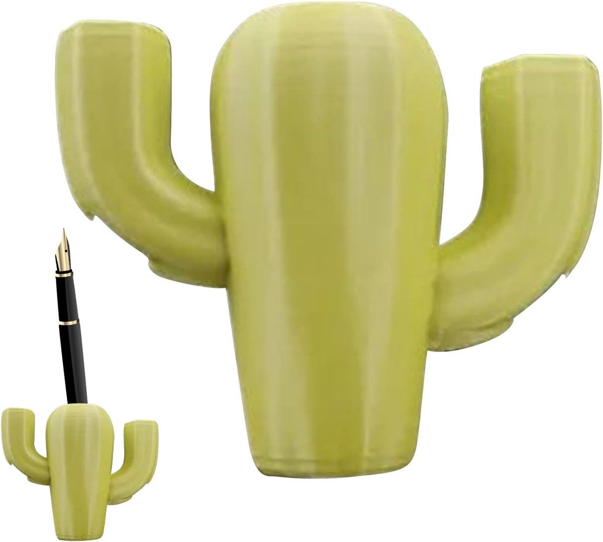 Lipbalsem Houder - Auto Organizer - Auto Interieur - Cactus Design - 3x6x3 cm - Groen