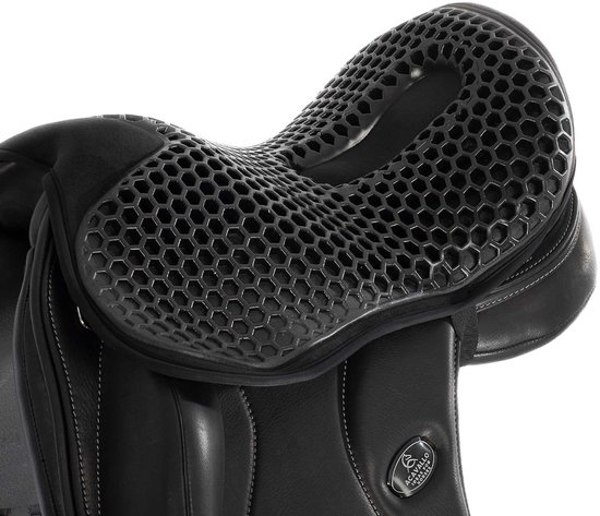 Acavallo Ortho-Coccyx Seat Saver Hexagonaal Dressuur Zwart L Acavallo Ortho-Coccyx Seat Saver Hexagonaal Dressuur Zwart L