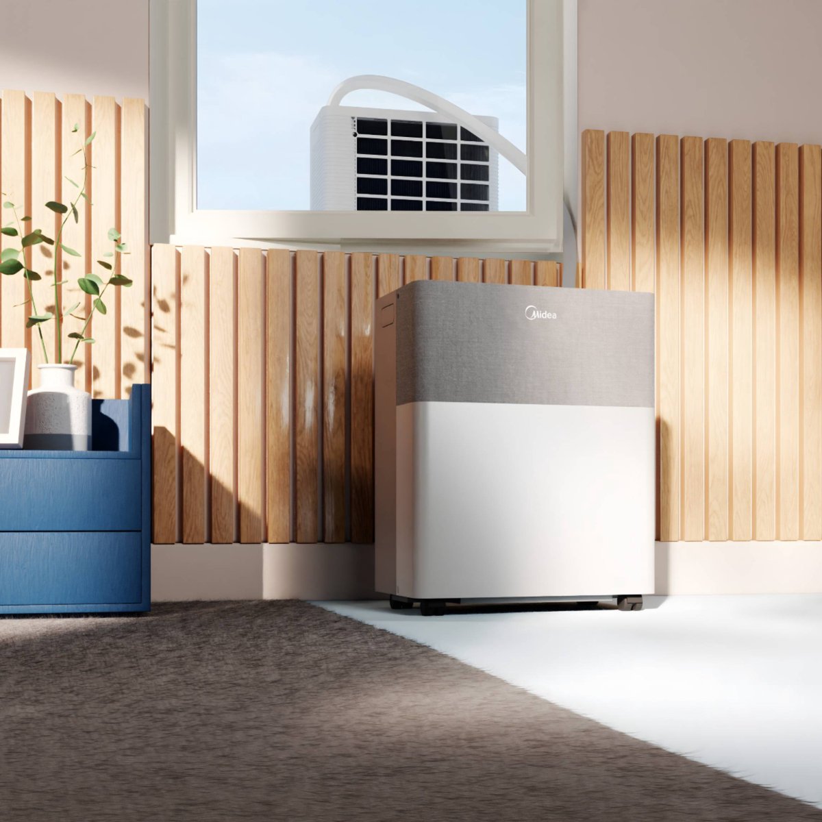 Midea PortaSplit 12.000 BTU - Mobiele Split Airco met Luchtreiniger thumbnail 5