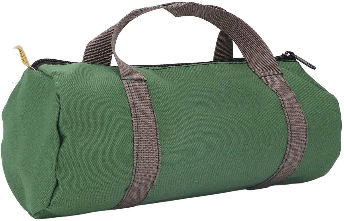 Dailygoods- Gereedschapstas Zware Canvas - Draagbare Handtas - Brede Opening - Multifunctioneel - Duurzaam - Grotere Capaciteit - Snelle Ritssluiting - Gereedschapkoffer