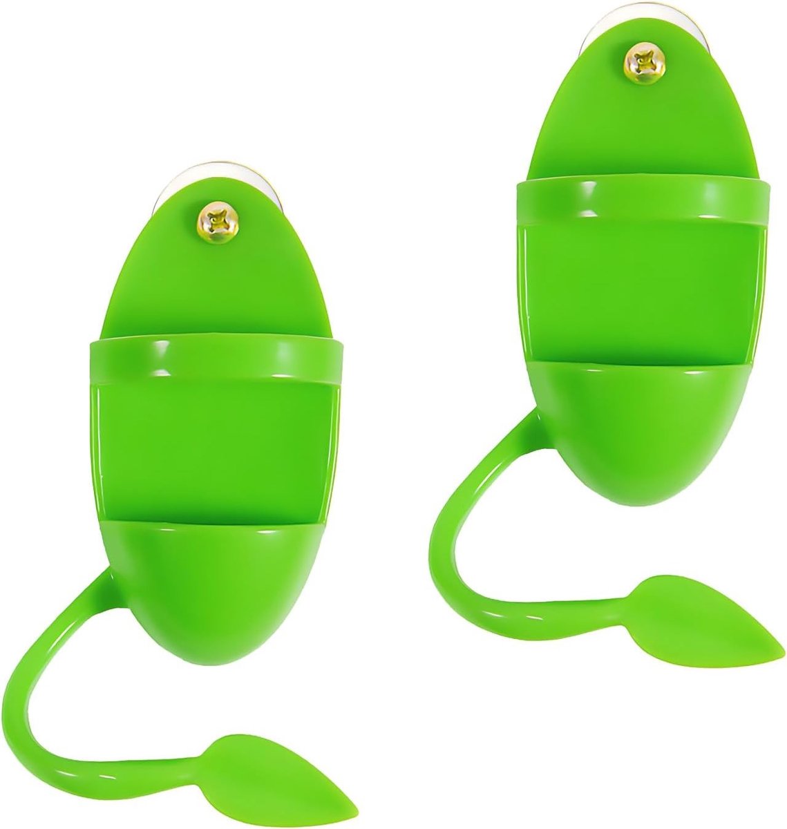 Voedingsdispenser voor vogels - 2 stuks, ideaal voor parkieten, papegaaien en andere huisdieren, groen
