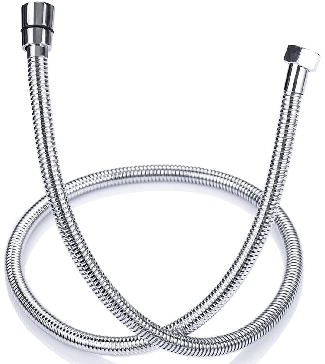 Dailygoods- Doucheslang 120 cm - Roestvrij staal - Flexibele Handdoucheslang - Anti-Twist - Draaibare Aansluiting - Duurzaam en Zacht - Douche Slang