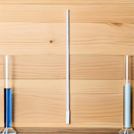 Roerstaaf Set - Magneetroerder Accessoire - Laboratorium Mengen - Hoge Temperatuurbestendig - 30 cm - Wit — afbeelding 5