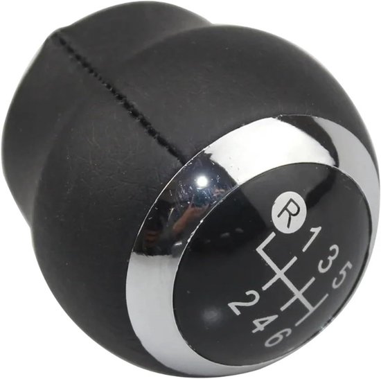 Versnellingspookknop Auto - Schakelknop Pook - Comfortabel Rijden - Directe Vervanging - 5 Versnellingen - Zilver — afbeelding 4