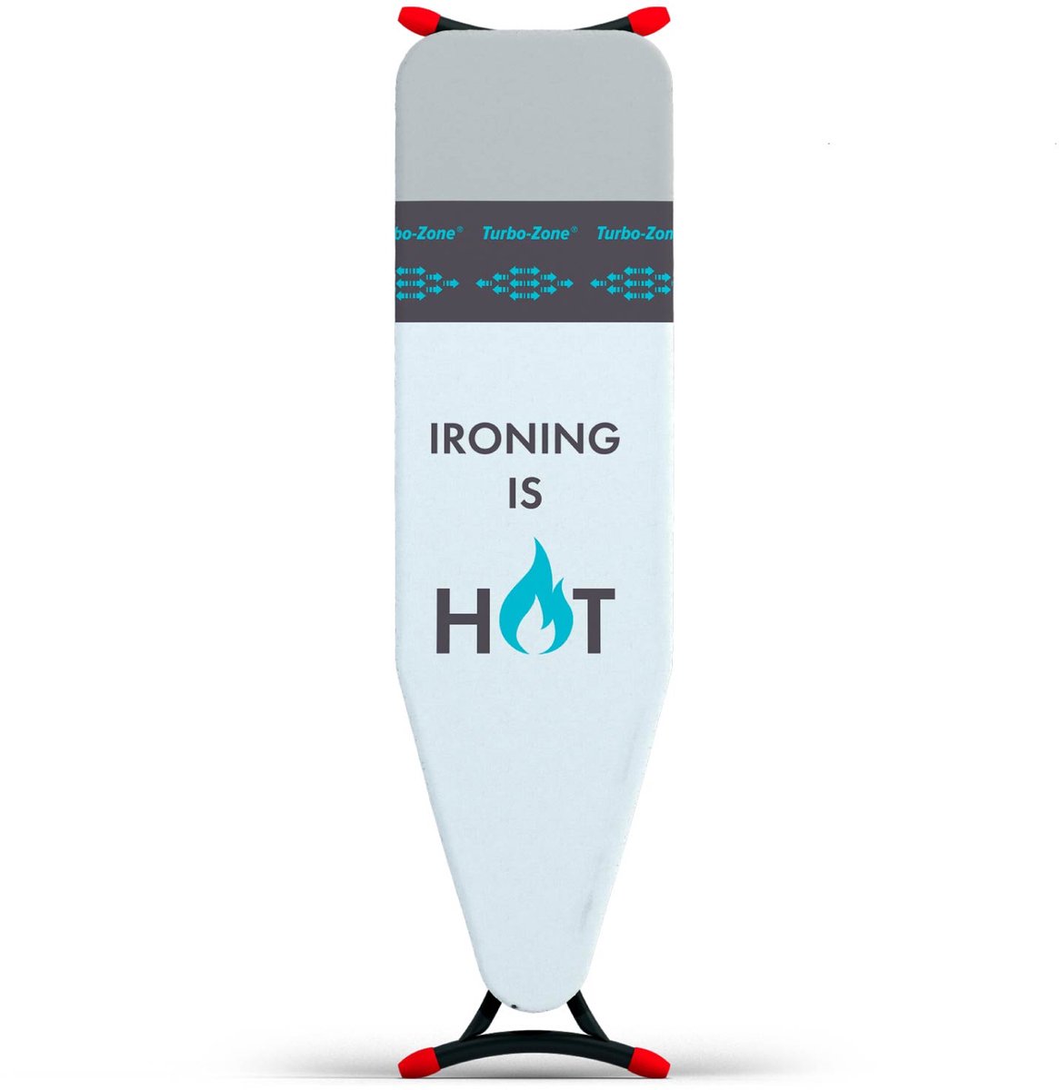 Bol.com LaundrySpecialist Strijkplank Ironing is hot - met een parkeerplaats voor voor een hete strijkijzer en een glijzone voor... aanbieding