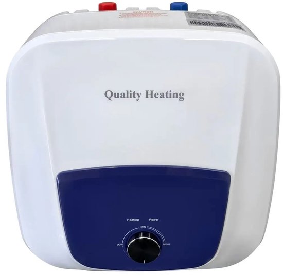 Quality Heating V2 10 Liter keukenboiler - Energieklasse A - Energiezuinig - Extra Life Quality Heating -