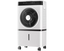 Verdamper Luchtkoeler - Draagbare Airco - Ruimte Koelen - Groot Waterreservoir - 14L Capaciteit - Wit