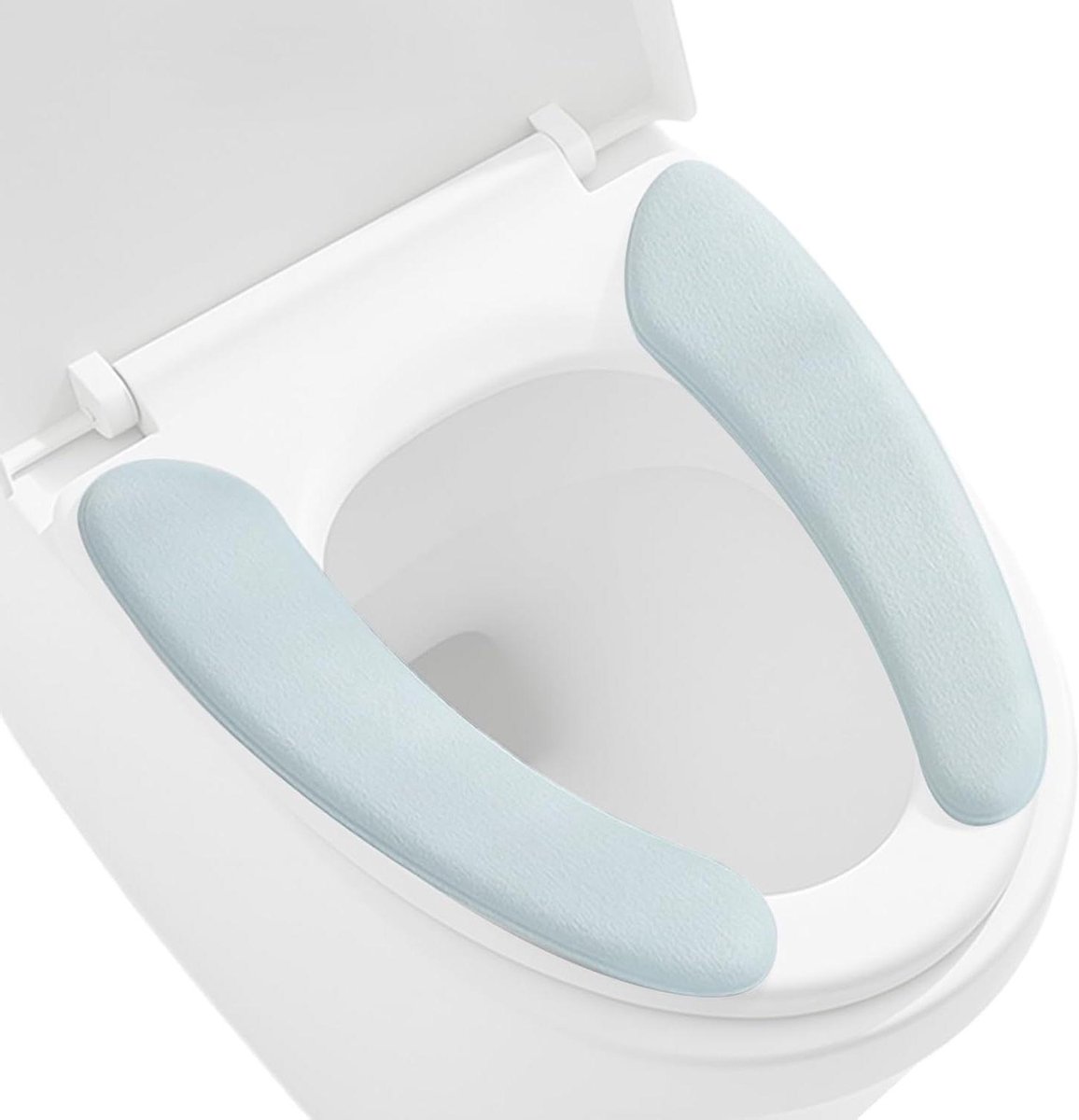Toiletbril Kussen - Warme Toilet Hoes - Extra Comfort - Universele Pasvorm - 38x10cm - Blauw