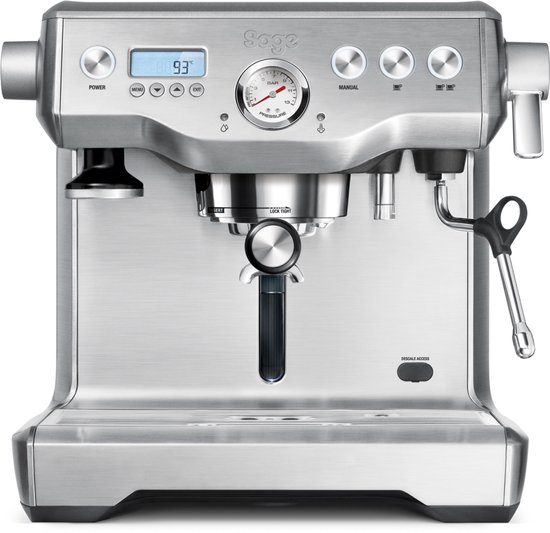 Sage The Dual Boiler - Pistonmachine - 15 Bar - 2,5L - 2200W - Zilver