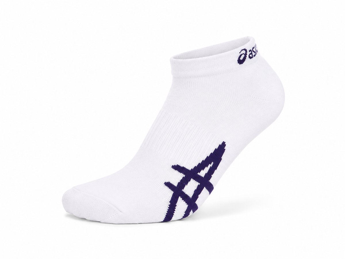 ASICS Lightweight Ped sokken (3 paar) - Sportsokken - Maat 47-49 - Brilliant White/Lavender / Wit Lila - 3PPK - Hardlopen - Unisex Sportsokken — cadeau in Cadeau-ideeën - foto 3
