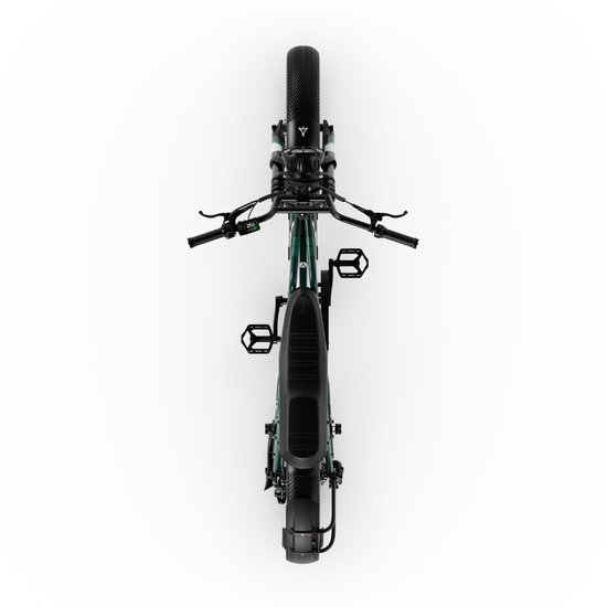A-Spadz CAVET Air Elektrische Fatbike - Inclusief Voetsteuntjes - 20 Inch - 250W Motor - 7 Versnellingen - 100 km Actieradius - Hydraulische Schijfremmen - Groen van A-Spadz — afbeelding 5
