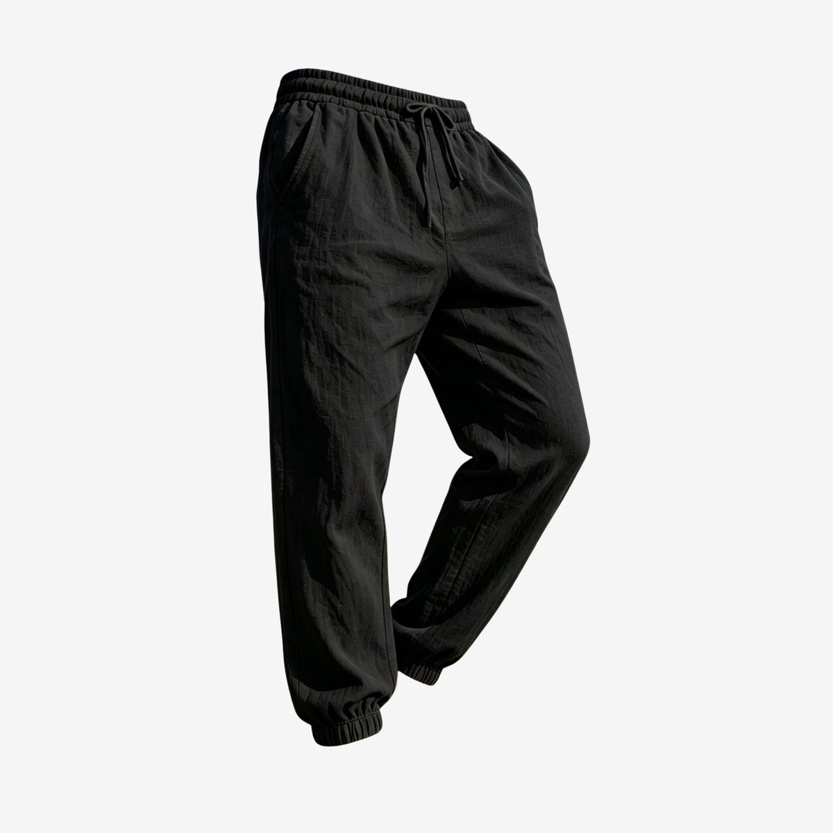 Currero Linnen Broek Heren - Zomerbroek - Volwassenen - Lange Broek - Pantalon - Strandbroek - Zomer - Ibiza Stijl - Zwart L