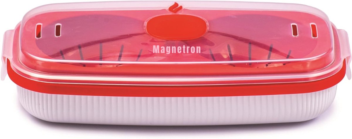 QORA® Eierkoker magnetron - Eierkoker - Eierkoker electrish - Wit - 24cm x 13cm x 6cm