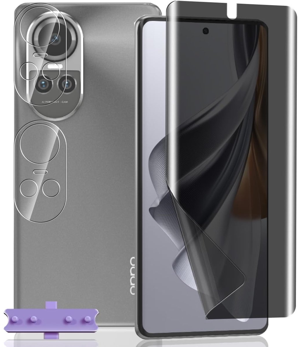 Dailygoods- Privacy Beschermfolie - TPU Hydrogelfolie - Camerabescherming - Krasbestendig - Flexibel - Zelfherstellend - Schermbeschermer