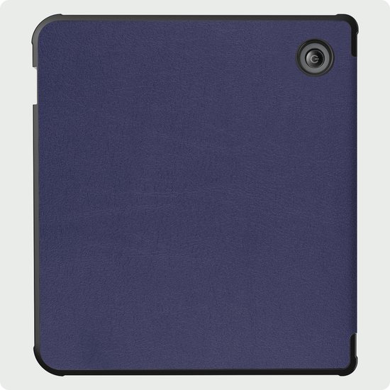 Hoes Geschikt voor Kobo Libra 2 Hoesje Bookcase Cover Hoes - Hoesje Geschikt voor Kobo Libra 2 Hoes Cover Case - Donkerblauw — afbeelding 5