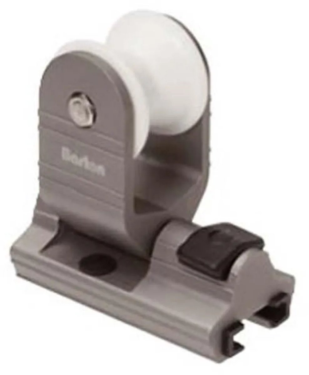 Barton Marine Genua Roeiriem Katrol Wit,Grijs for T-Track 20 mm