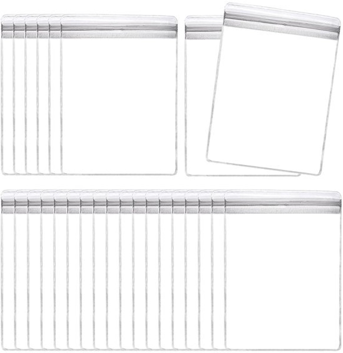 NTHProducts - Sieradenzakjes - PVC - Transparant - Zelfklevend - Voor Sieraden - 5