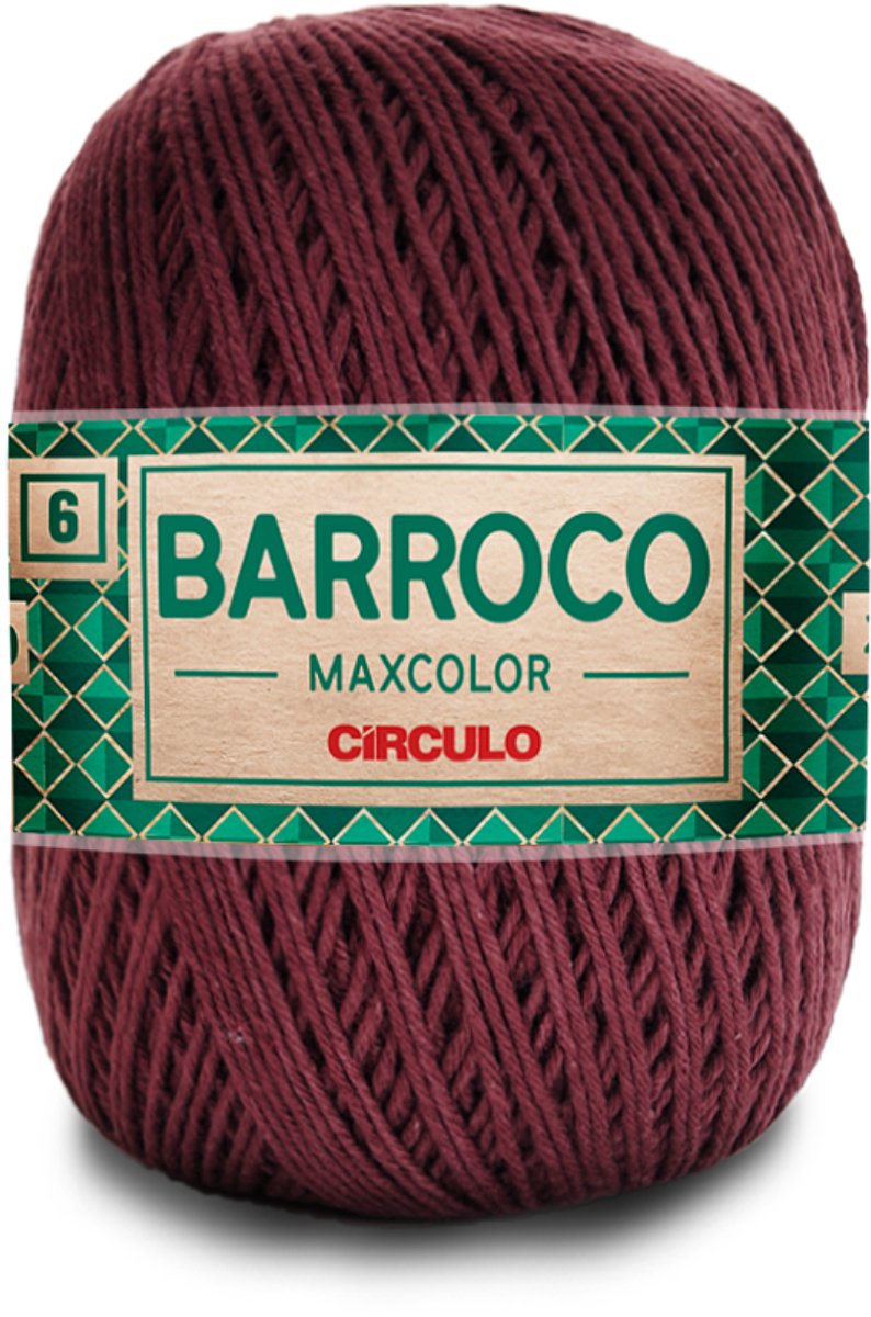 Círculo Barroco Maxcolor 6 - Katoengaren - 100% katoen - 400 g - 452 m - Tabaksbruin