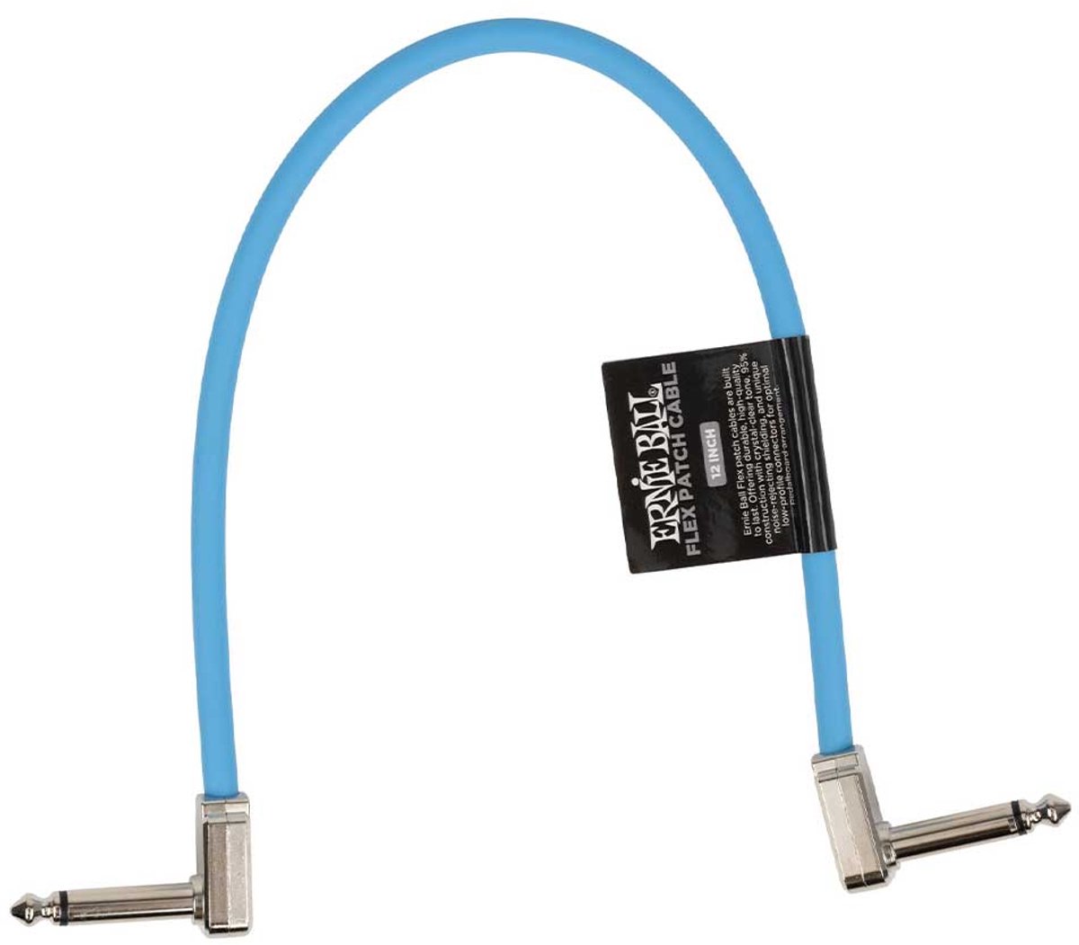 Ernie Ball 6456 Flex Patch Blue patchkabel 30 cm