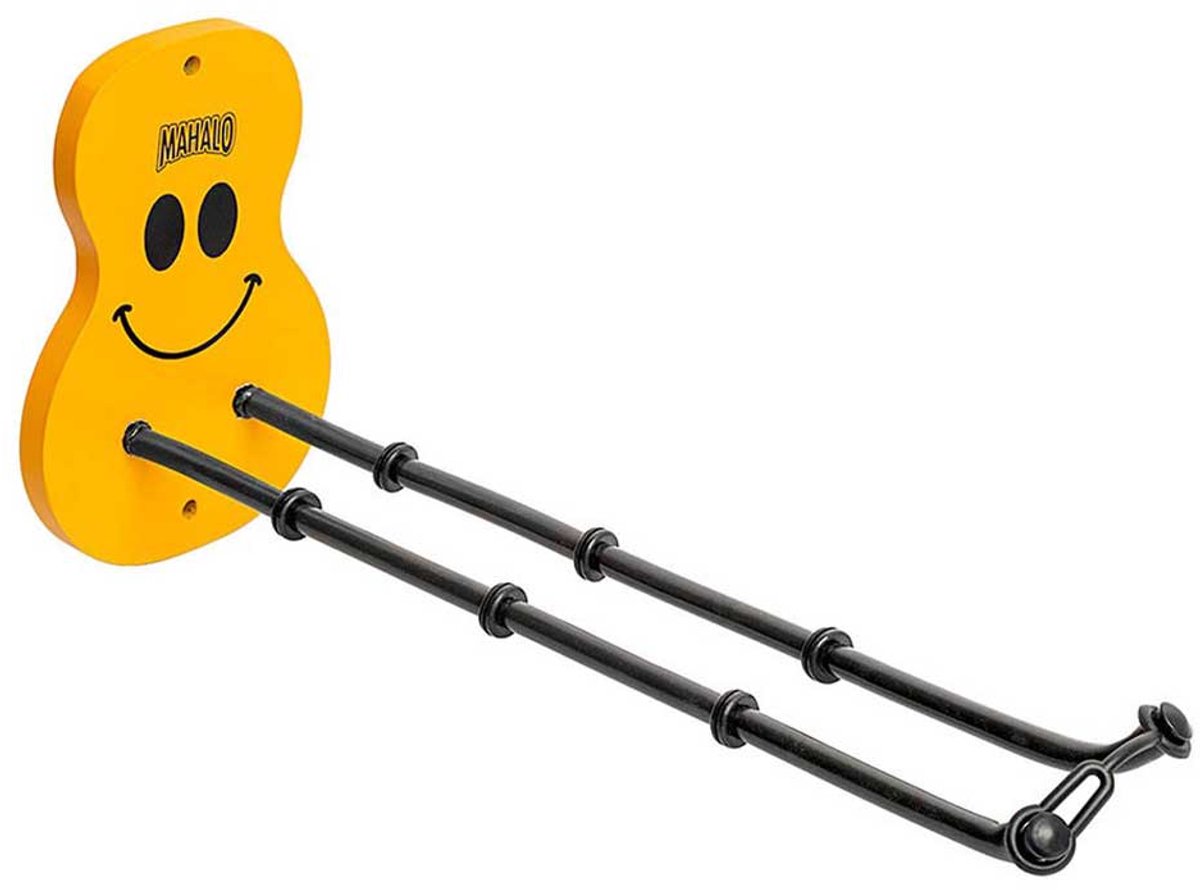 Mahalo MZHA1L Ukulele Muurbeugel Smile voor 4 Ukuleles