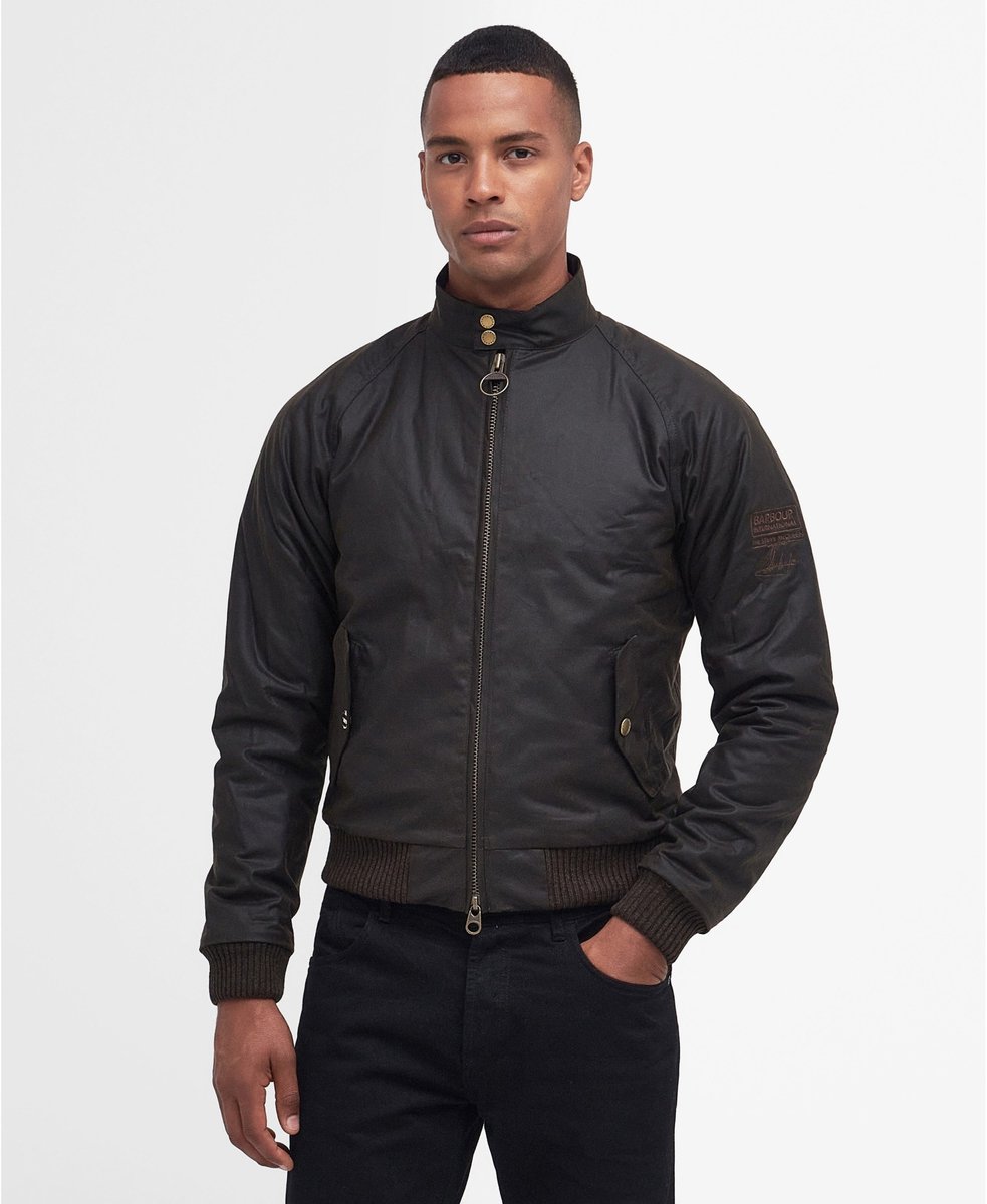 Barbour Merchant Wax jas olijf