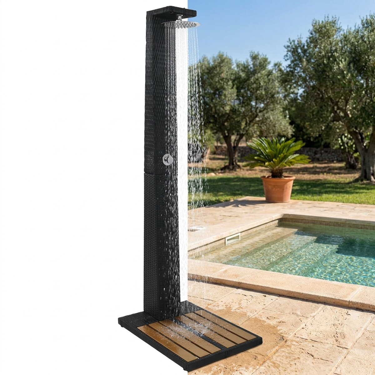 Buitendouche - Tuindouche - Voor Tuin - Camping - Zwembad - Zwart
