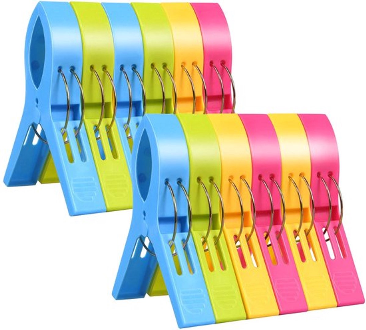 Dailygoody - Strandhanddoekclips - Grote Wasknijpers - Antislip Design