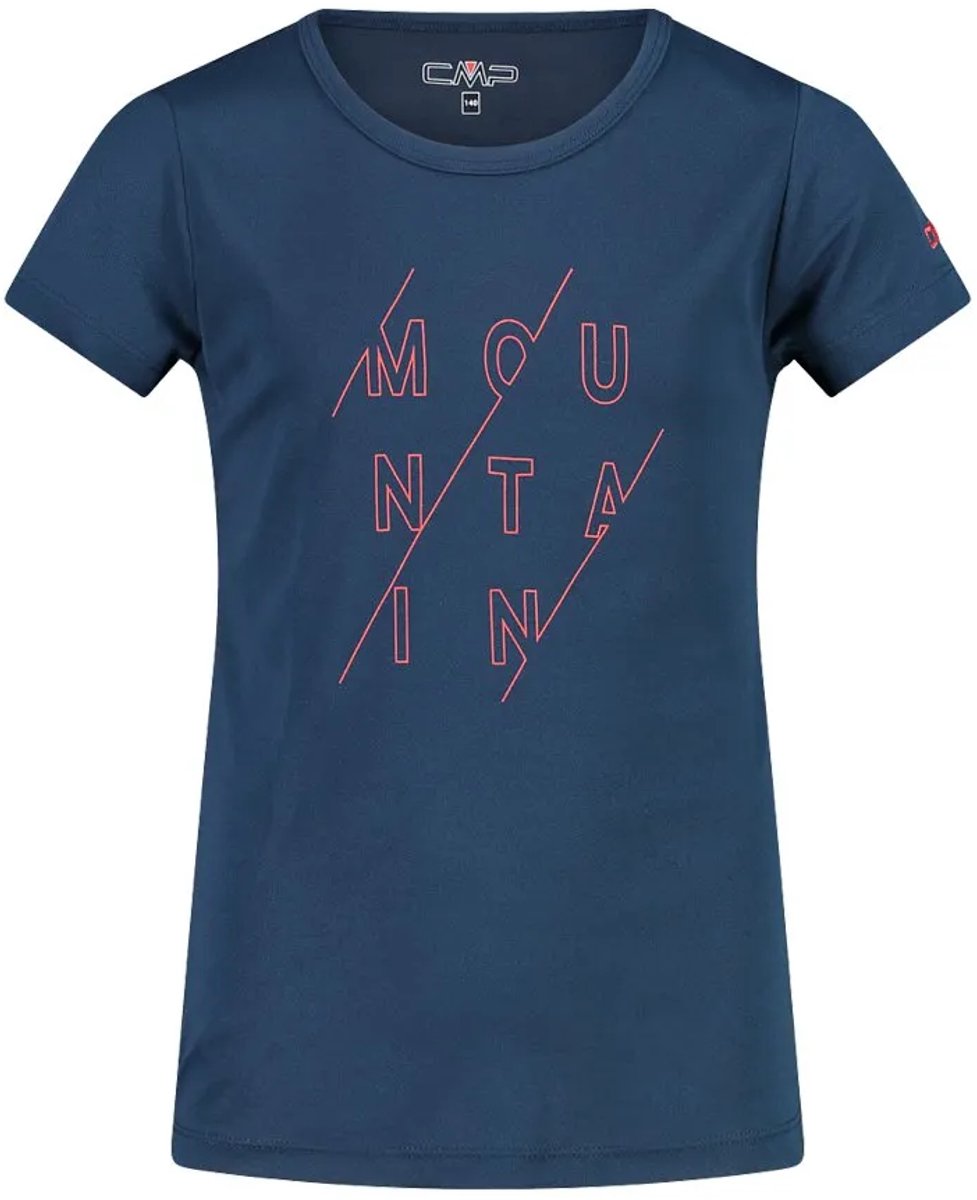 Cmp 38t6385 T-shirt Met Korte Mouwen 3 Years Meisje Blauw