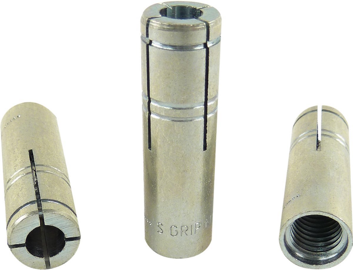 Spit Grip Slagankers M16 x 65 mm (Zonder kraag) - Verzinkt - Doos 20 stuks - 062470
