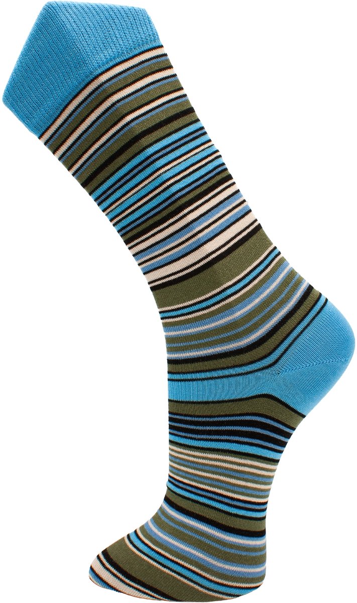 Effio - Marshall - Blauw Marine-groen- Katoen - Maat 41-45