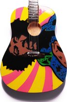 Jimi Hendrix miniatuur gitaar - Tribute