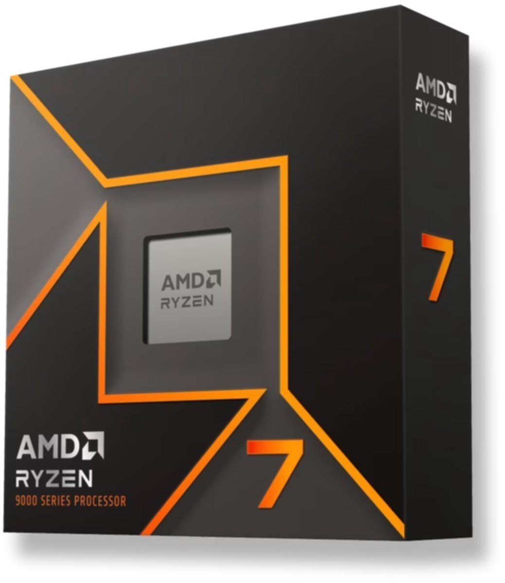 AMD Ryzen 7 9700X Boxed - Desktop processor - CPU - 8 Core - 16 Threads - 3,8GHz/5,5GHz - Socket AM5