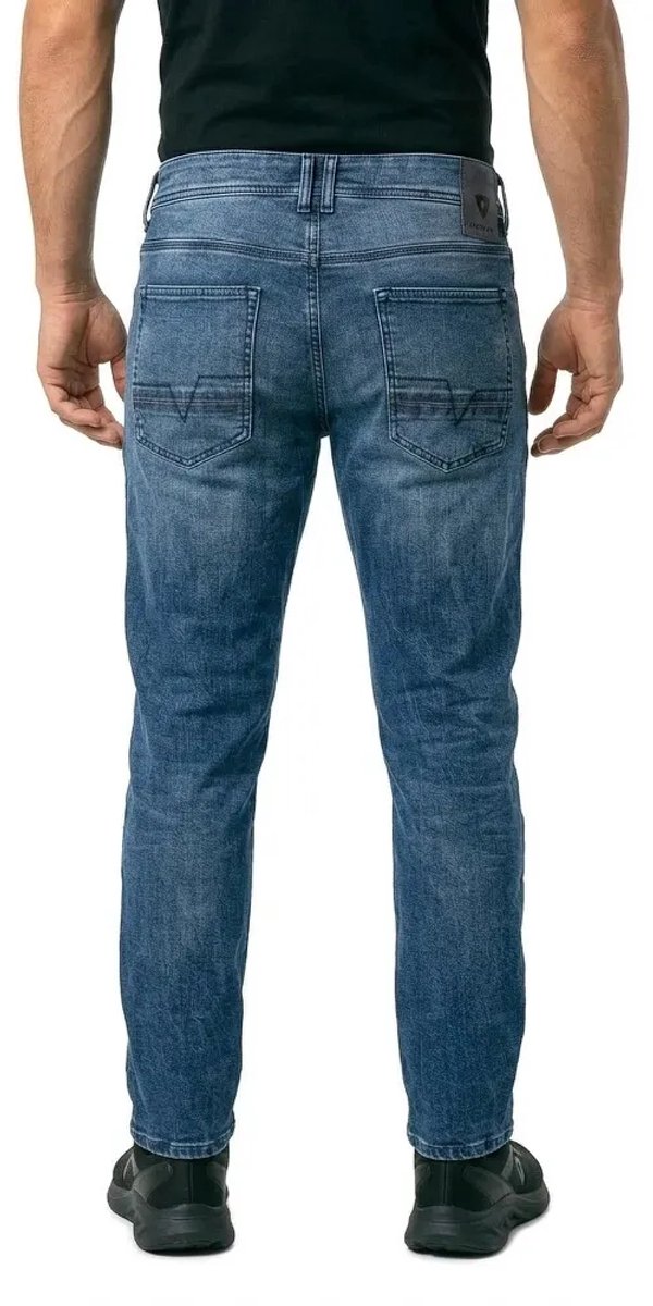 REV'IT! Jeans Detroit 2 TF Medium Blue Motorcycle Jeans - Maat 31/36 - Broek – foto 5