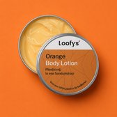 Loofys Body Lotion Orange – Natuurlijke & Hydraterende Bodylotion – Plasticvrij, Vegan & Duurzaam – Herbruikbaar Blikje – 150g