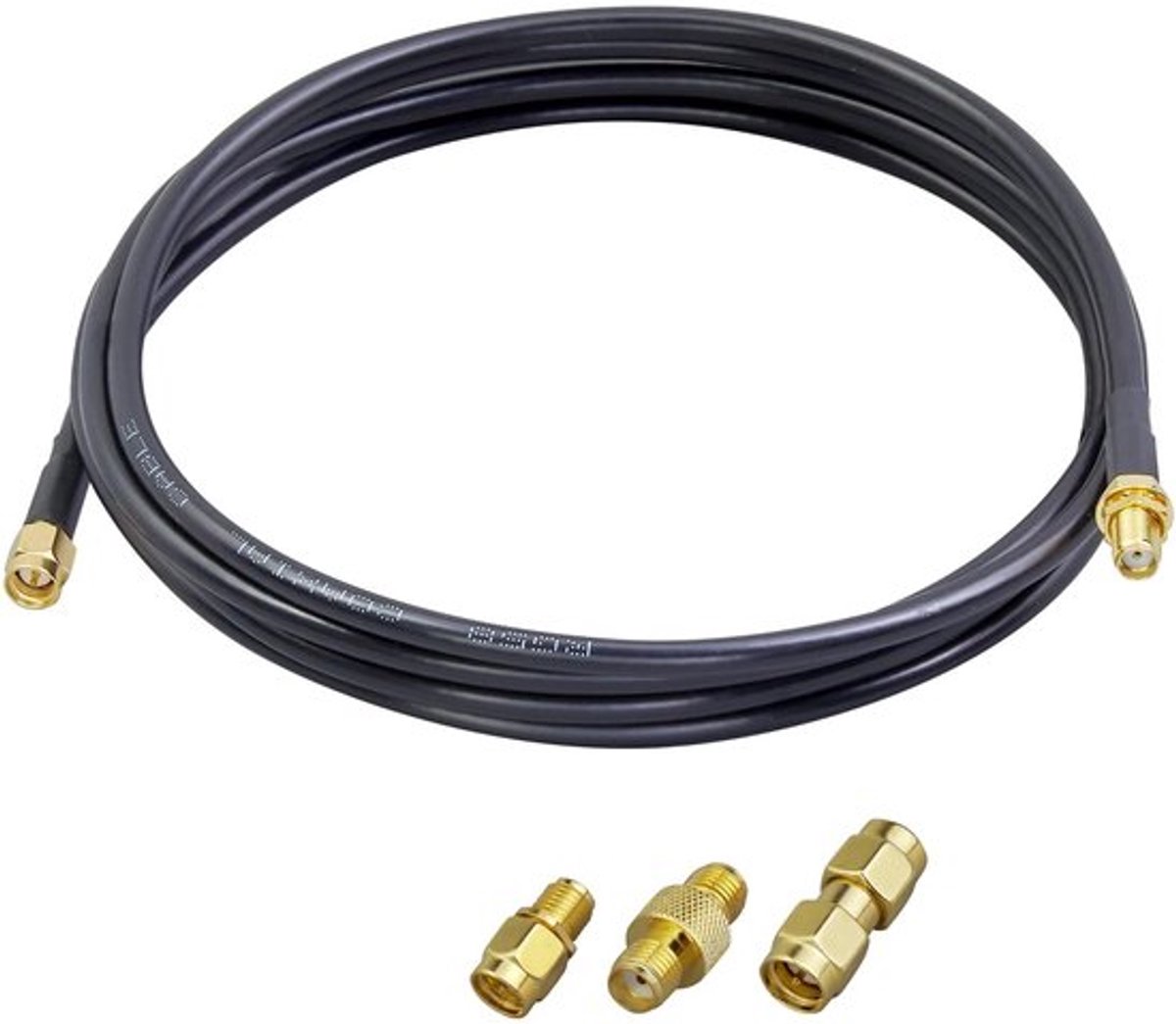 Coaxiaal kabelbus naar plug - 2 meter - IMstore