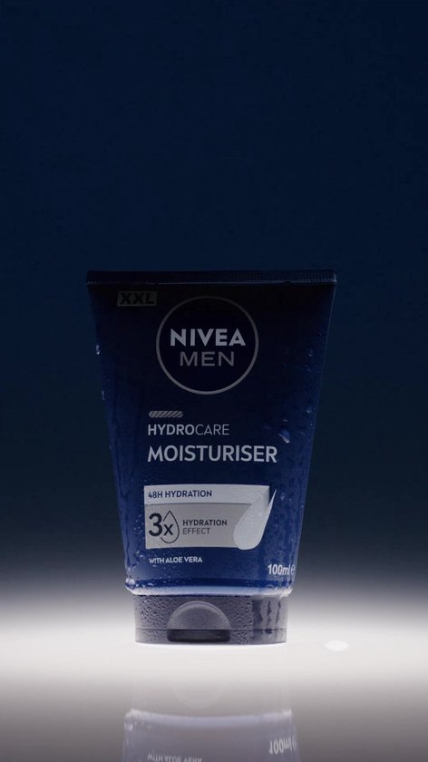 NIVEA MEN Hydrocare Gezichtscrème XXL – Hydraterende Crème - Moisturizer – Normale & Gevoelige Huid – Dagcrème - 100ml