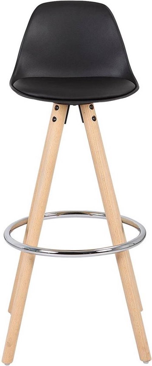 Saphly Barkrukken Set 75cm Zwart - Zithoogte 75cm, Set van 1 en Keuken - Voor Eetkamer, Keuken en Woonkamer