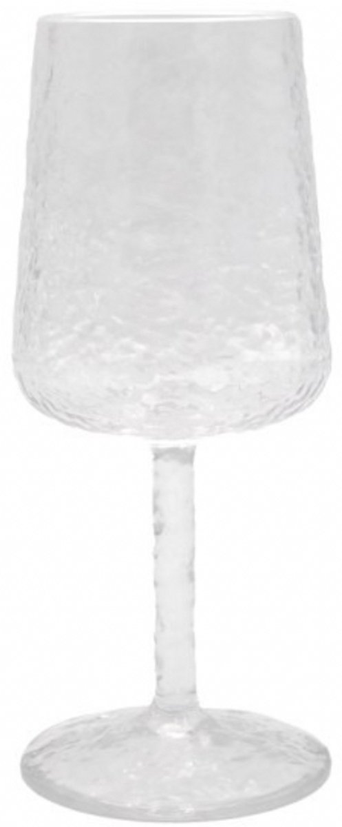 Leeff Wine Glass Wesley – Wijnglas - Methacrylaat Recyclebaar - Vaatwasserbestendig - Clear/Transparant - 6 stuks